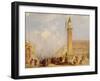 The Piazzetta, Venice-Edward Pritchett-Framed Giclee Print