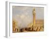 The Piazzetta, Venice-Edward Pritchett-Framed Giclee Print