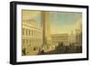 The Piazzetta, Venice-Luca Carlevarijs-Framed Giclee Print