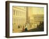 The Piazzetta, Venice-Luca Carlevarijs-Framed Giclee Print