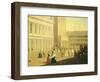 The Piazzetta, Venice-Luca Carlevarijs-Framed Giclee Print