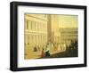 The Piazzetta, Venice-Luca Carlevarijs-Framed Giclee Print