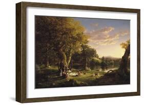 The Pic-Nic, 1846-Thomas Cole-Framed Giclee Print