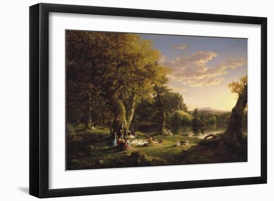 The Pic-Nic, 1846-Thomas Cole-Framed Giclee Print