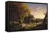 The Pic-Nic, 1846-Thomas Cole-Framed Stretched Canvas