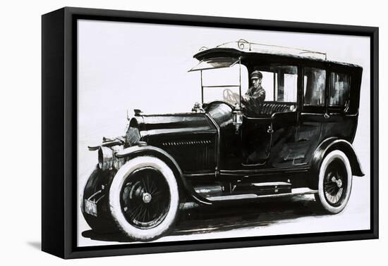 The Pic-Pic Limousine from Switzerland-null-Framed Stretched Canvas