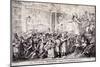 The Picadilly Nuisance, London, 1818-George Cruikshank-Mounted Giclee Print