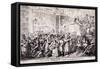 The Picadilly Nuisance, London, 1818-George Cruikshank-Framed Stretched Canvas