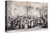 The Picadilly Nuisance, London, 1818-George Cruikshank-Stretched Canvas