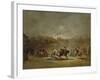 The Picadors Moment, Ca. 1855-Eugenio Lucas Velazquez-Framed Giclee Print