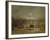 The Picadors Moment, Ca. 1855-Eugenio Lucas Velazquez-Framed Giclee Print