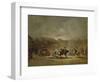 The Picadors Moment, Ca. 1855-Eugenio Lucas Velazquez-Framed Giclee Print