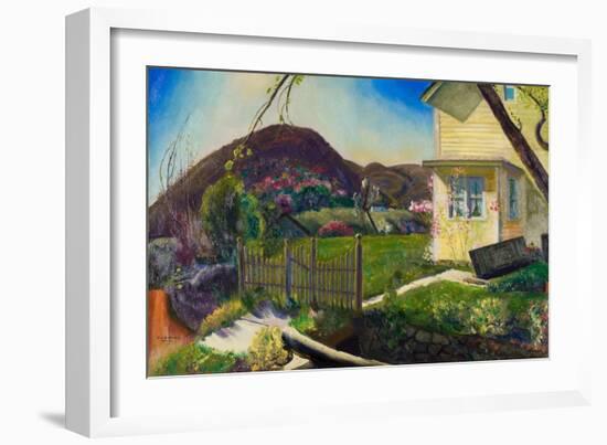 The Picket Fence, 1924-George Wesley Bellows-Framed Giclee Print