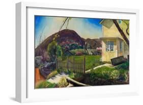 The Picket Fence, 1924-George Wesley Bellows-Framed Giclee Print