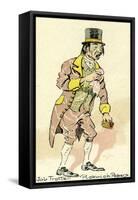 The Pickwick Papers by Charles Dickens-Hablot Knight Browne-Framed Stretched Canvas