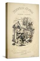 The Pickwick Papers, Novel-Charles Dickens-Stretched Canvas