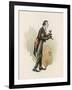 The Pickwick Papers: The Reverend Mr. Stiggin, The Hypocritical and Drunken Parson-Joseph Clayton Clarke-Framed Art Print
