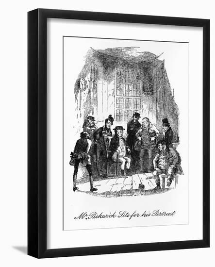 'The Pickwick papers' --Hablot Knight Browne-Framed Giclee Print