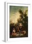 'The Picnic', 1785-1790, (1938)-Francisco Goya-Framed Giclee Print