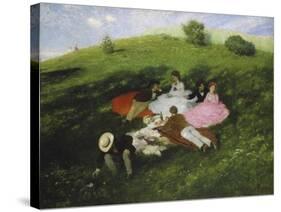 The Picnic, 1873-Paul von Szinyei-Merse-Stretched Canvas