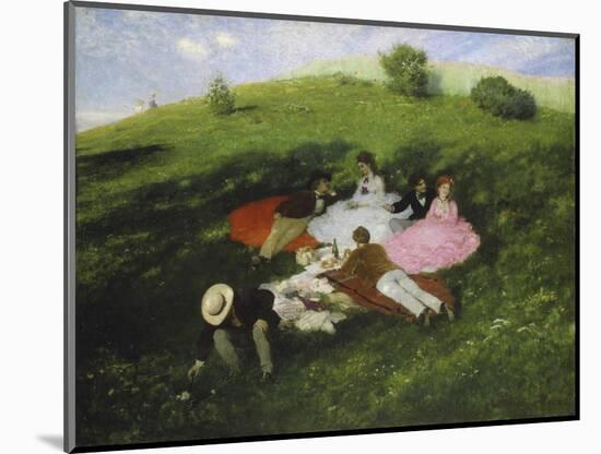 The Picnic, 1873-Paul von Szinyei-Merse-Mounted Giclee Print
