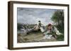 The Picnic, 1880-Eugène Boudin-Framed Giclee Print