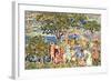 The Picnic, C.1912-15-Maurice Brazil Prendergast-Framed Giclee Print