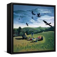 The Picnic, C.1986-Lucy Raverat-Framed Stretched Canvas