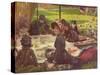 The Picnic, circa 1881-2-James Tissot-Stretched Canvas