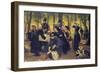 The Picnic, Dyrehaven, 1883-Wenzel Thornoe-Framed Giclee Print