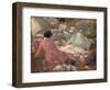 The Picnic (Oil on Canvas)-Cyrus Cuneo-Framed Giclee Print