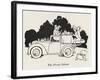 The Picnic Saloon-William Heath Robinson-Framed Art Print