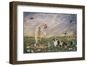 The Picnic-Jeanette Trépanier-Framed Art Print