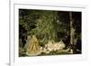 The Picnic-Claude Monet-Framed Premium Giclee Print