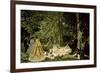 The Picnic-Claude Monet-Framed Premium Giclee Print