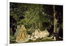 The Picnic-Claude Monet-Framed Art Print