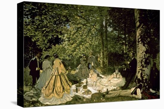 The Picnic-Claude Monet-Stretched Canvas