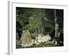 The Picnic-Claude Monet-Framed Giclee Print