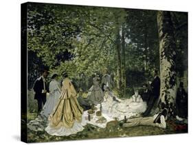 The Picnic-Claude Monet-Stretched Canvas