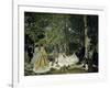 The Picnic-Claude Monet-Framed Giclee Print