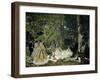 The Picnic-Claude Monet-Framed Giclee Print