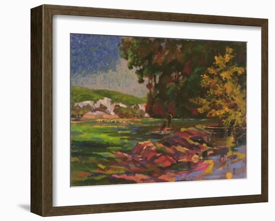 The Picnic-Robert Tyndall-Framed Giclee Print