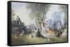 The Picnic-Henry Andrews-Framed Stretched Canvas