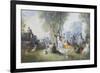 The Picnic-Henry Andrews-Framed Giclee Print