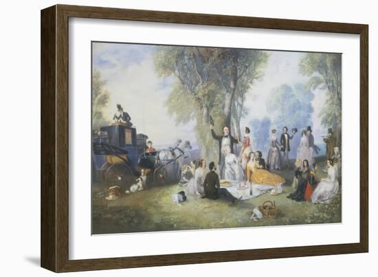 The Picnic-Henry Andrews-Framed Giclee Print