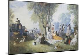 The Picnic-Henry Andrews-Mounted Giclee Print