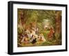 The Picnic-Thomas P. Hall-Framed Giclee Print