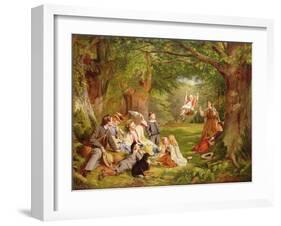 The Picnic-Thomas P. Hall-Framed Giclee Print