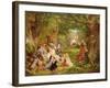 The Picnic-Thomas P. Hall-Framed Giclee Print