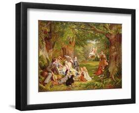 The Picnic-Thomas P. Hall-Framed Giclee Print